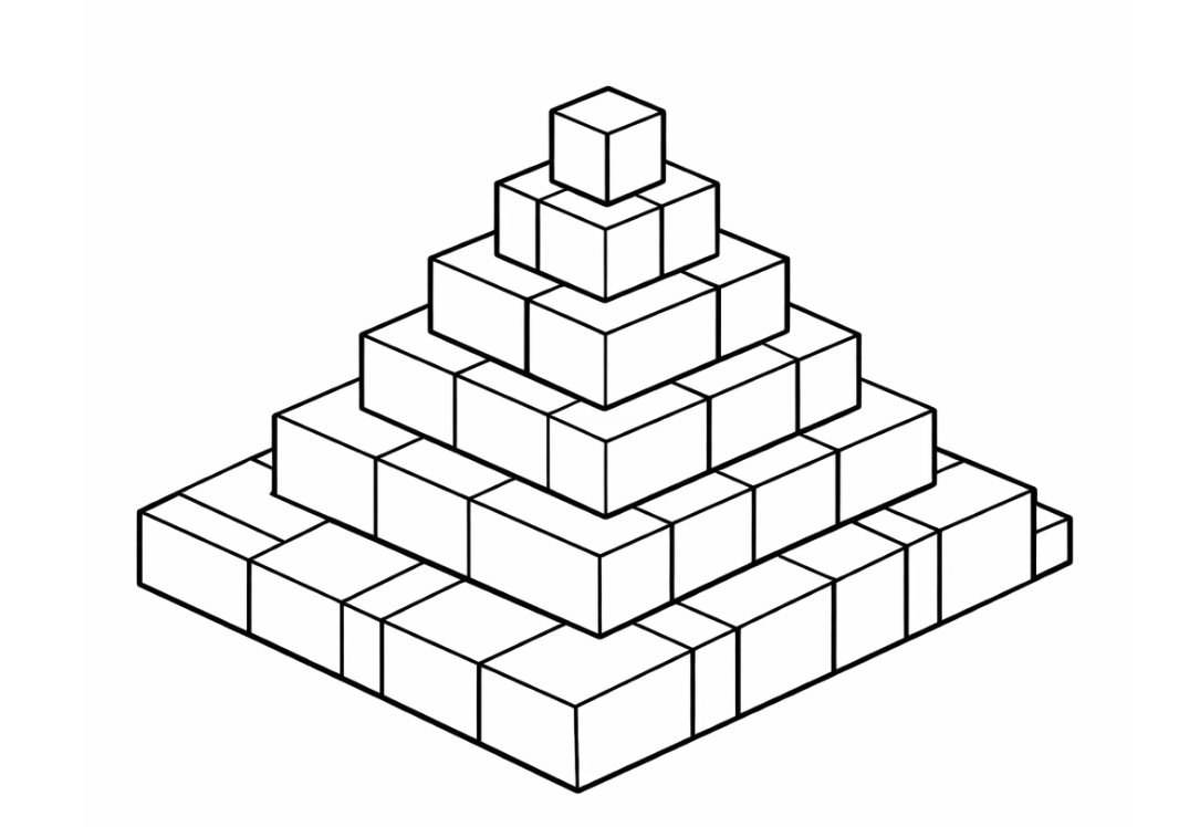 A structured visual representing the EOS process with clear pathways to business traction.