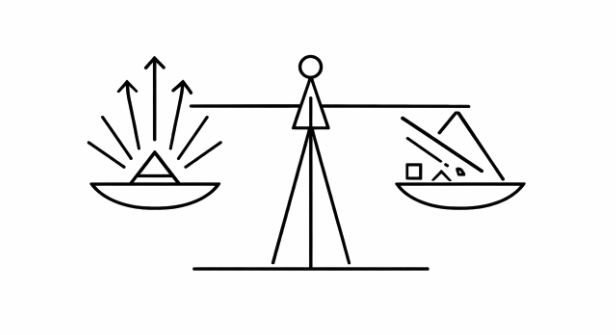 A structured visual representing the EOS process with clear pathways to business traction.